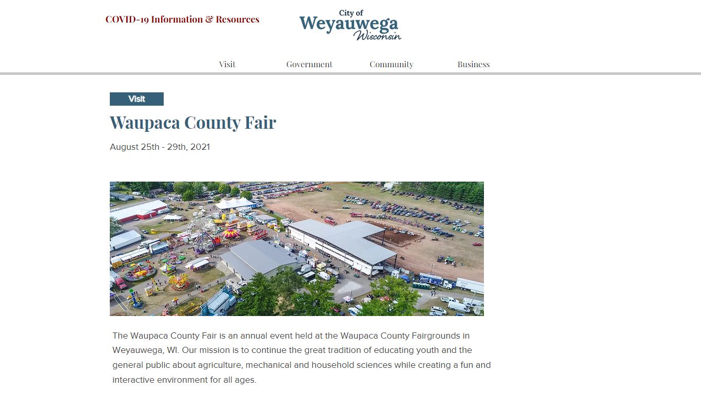 Waupaca County Fair - Weyauwega