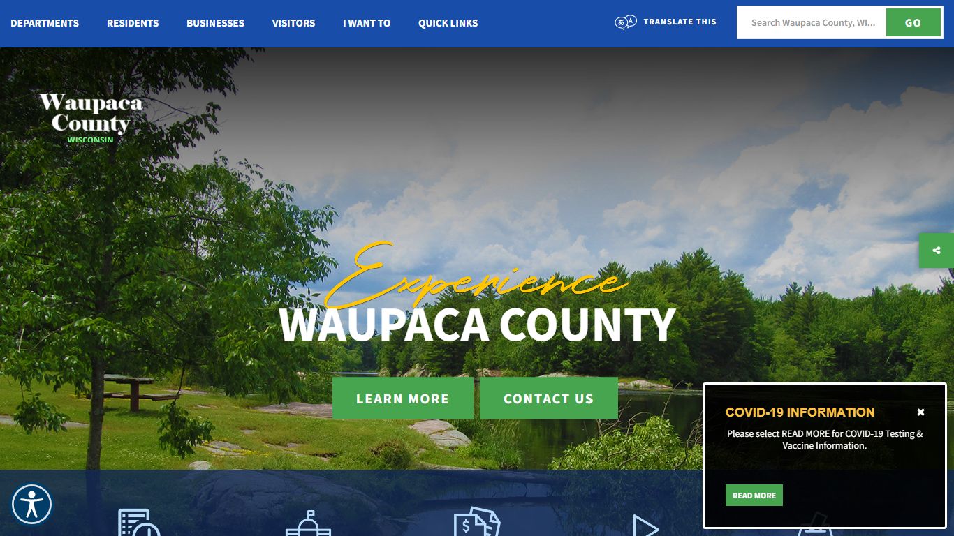 Welcome to Waupaca County, WI